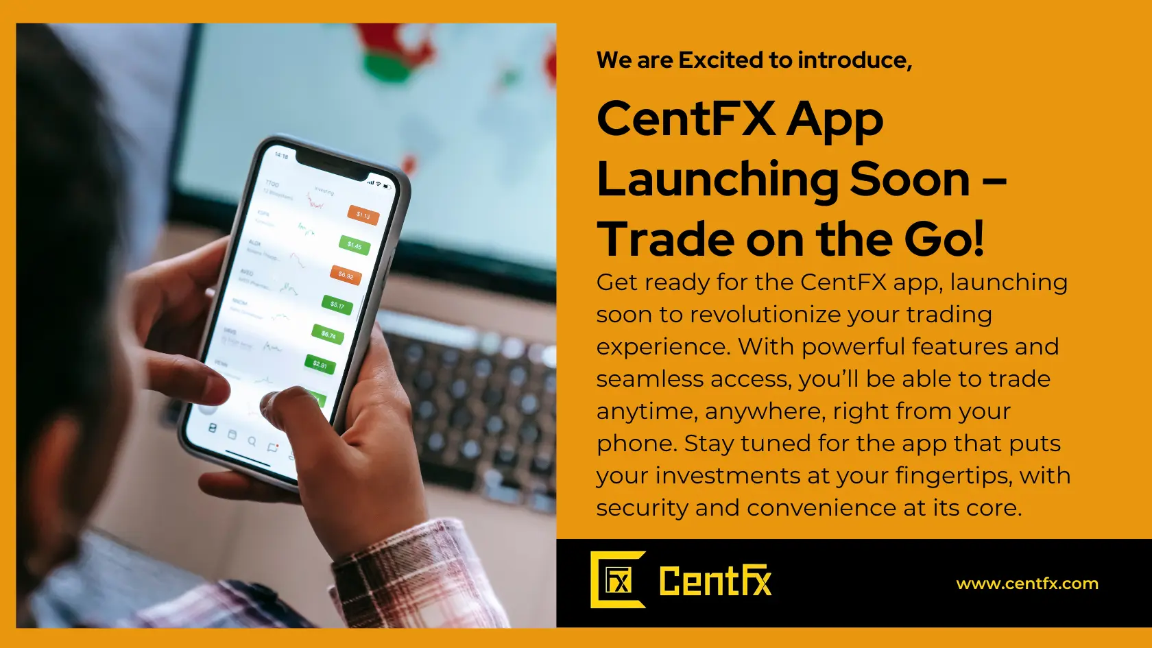 تطبيق CentFX سيطلق قريبًا