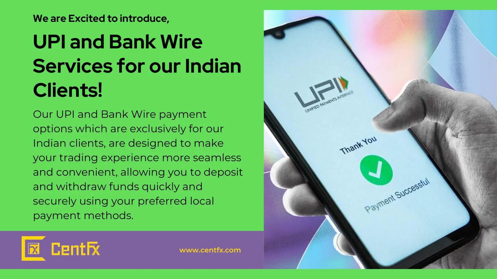 خدمات UPI و Bankwire